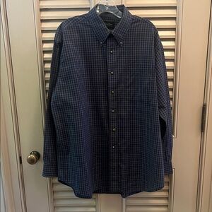 MacCluer Navy Plaid Men's Shirt